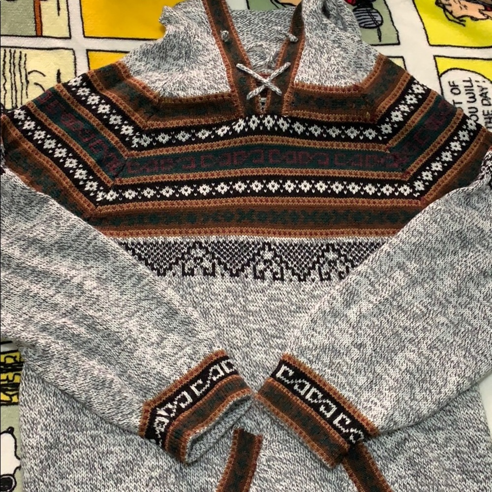 Hand made hoodie . From machupichu Peru.
